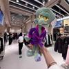 Cartoon Spongebob Squidward Purple Pajama Robe Soft And Comfortable Sleep Companion Doll Toy Sofa Hug Pillow Periphery Fun Gifts