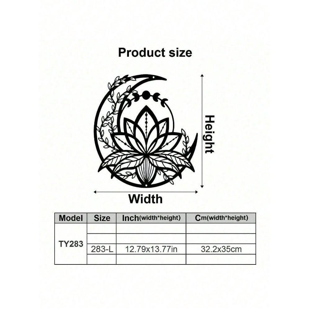 Metal Wall Art Decor Modern Living Room Indoor Sculpture 33x35