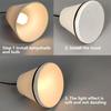 White/Beige Chandelier Lamp Shade  E27 Lampshade Ceiling Lamp Cover Shade + Lens Hood Pendant Light Cover Replacement