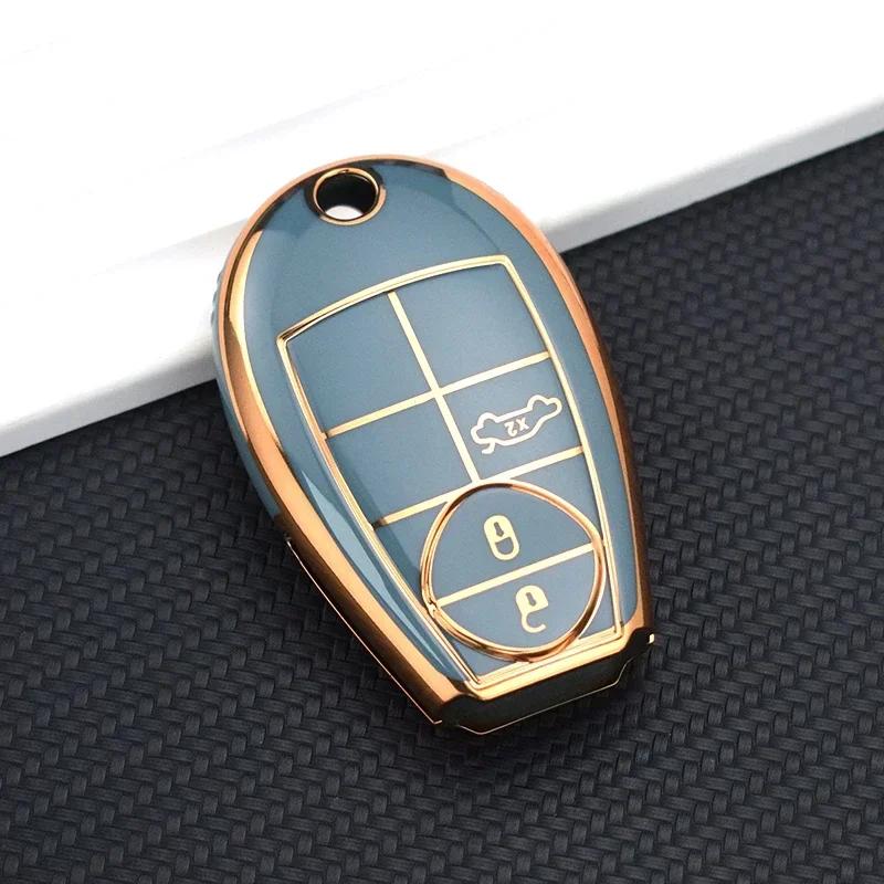 Soft Tpu Car Key Cover Case Car Styling Protector For Chrysler Jeep Grand Cherokee Dodge Durango Magnum Ram
