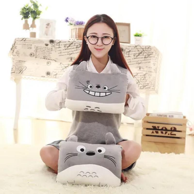1PC Kids Cute Gift Cartoon Plush Arm Pillow, Hand Warmer, Soft Nap Pillow, Children's Gift, Non Electrical Toys Suho