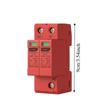 DIN Rail Surge Protective Device PV System Surge Protector DC Low-voltage Arrester  Solar PV
