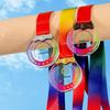 Customized Metal Transparent Crystal Medal, Hanging On the Neck, Color Printed or Engraved Honor, Gold Silver Copper Medal, 1Pc