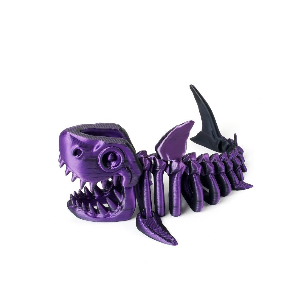 

Пластик PLA 3D-печать Модель акулы Многосуставная подвижная модель для экшена Акула Ручная работа Style 10