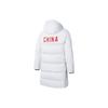 ANTA Variety Training Collection Down Jackets Women's Snowflake White Hooded Moderate Down Coat 162417908-1