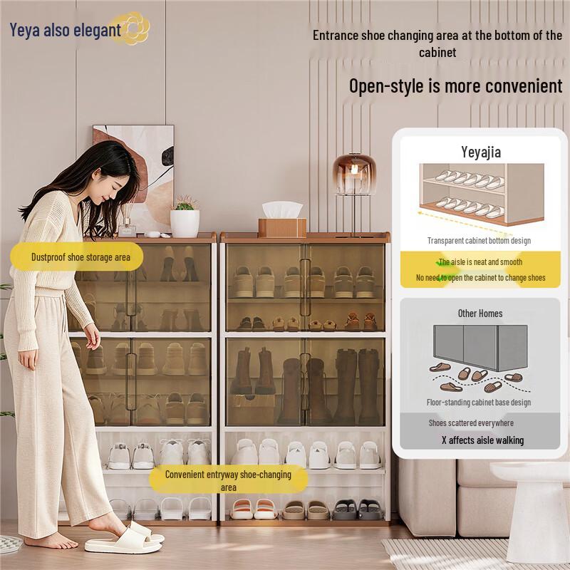 Yeya Luxury Multi-Layer Dustproof Shoe Cabinet