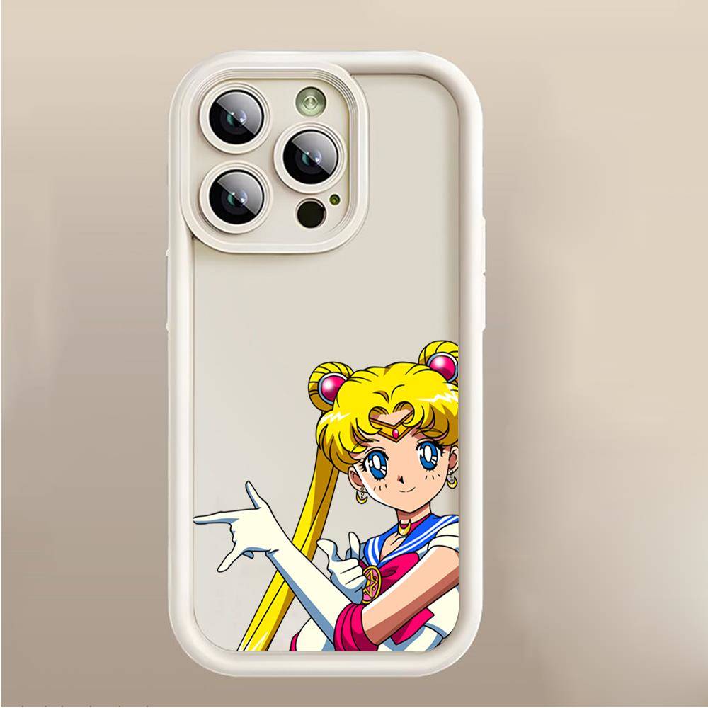 D-41 Cute Sailor Moon  Case for iPhone 15 14 13 12 8 Plus Samsung S24 S23 Ultra A04S A05S Huawei P40 P50 P60 Nova 11 Pro Max OPPO A17K Reno 10