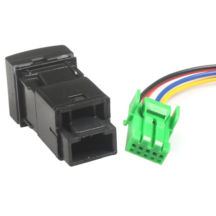 1Pcs Orignal Size Fog Lights Switch For Toyota Camry Corolla RV4 ON-OFF Buttons Blu-ray 12V Relays 5