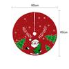 90/60cm Cartoon Christmas Tree Skirt Crafts Tree Surround Base Set Merry Christmas Decorations for Home Xmas Ornaments Navidad
