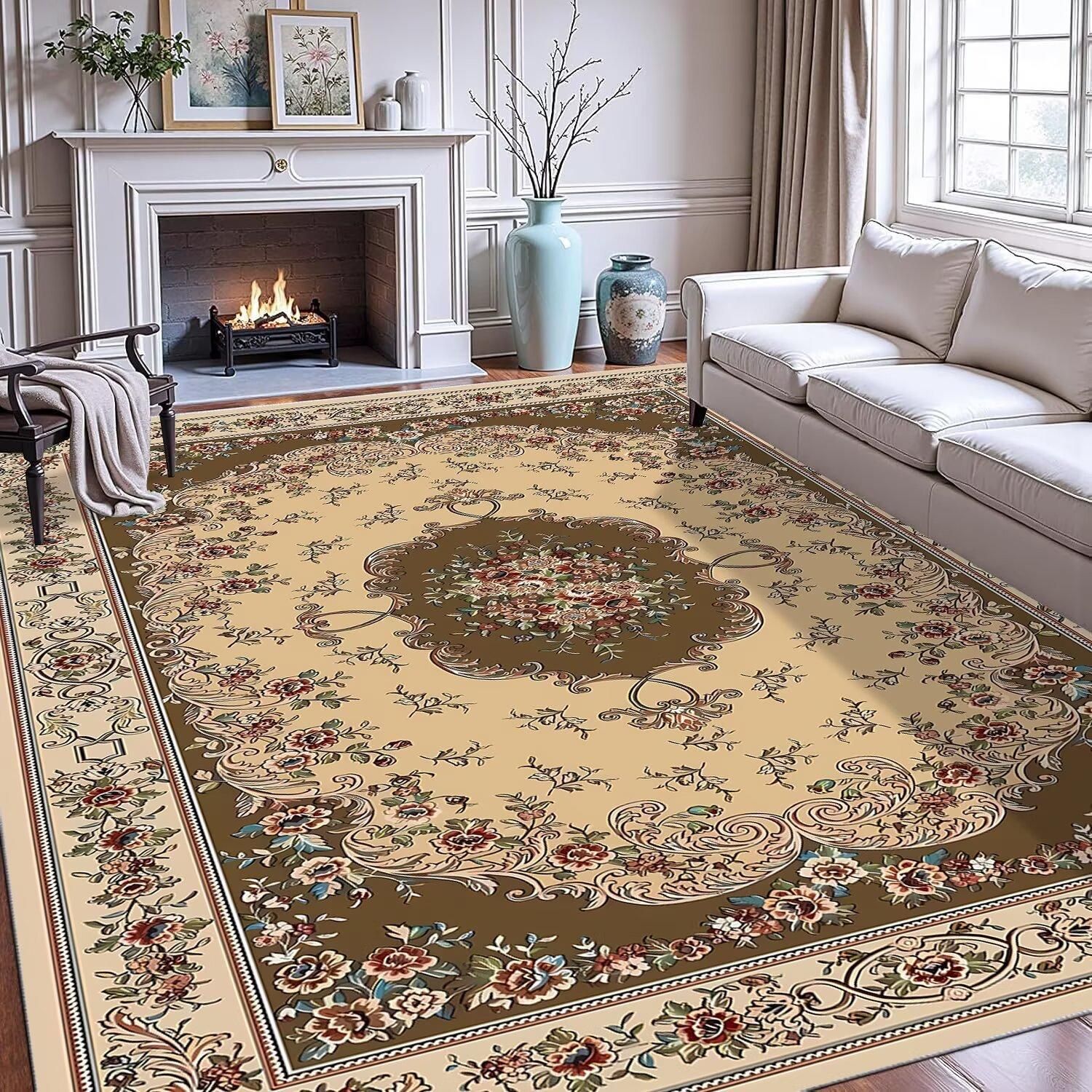 

Европейский персидский ковер для гостиной, ковер для спальни, прикроватный ковер, износостойкий коврик для дивана и чайного столика для дома 200*300cm