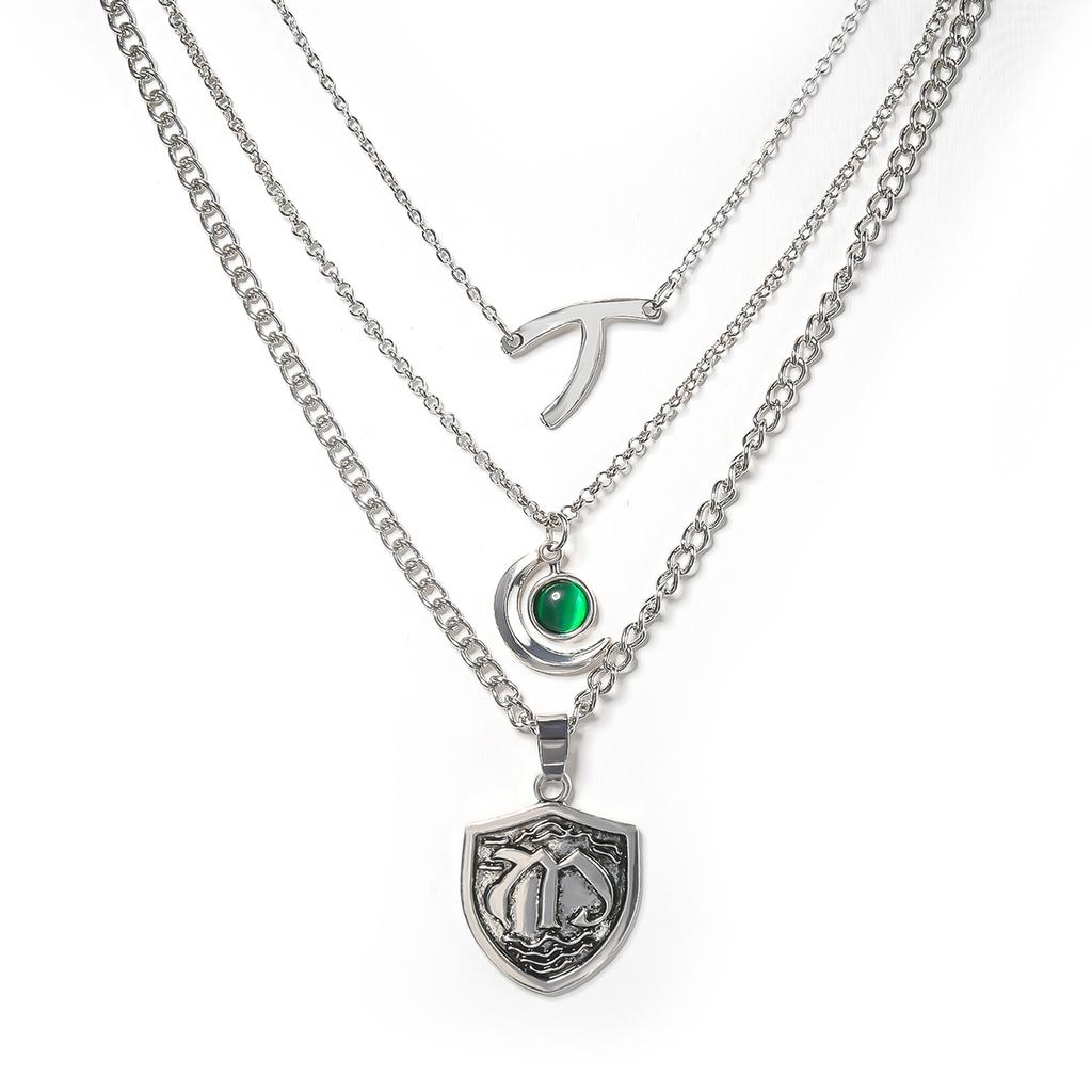 Catuni Hope Mikaelson Layered Stacking Legacies Necklaces Wishbone Pendant Clavicle Chain Girl Boy Cospaly Jewelry Gift