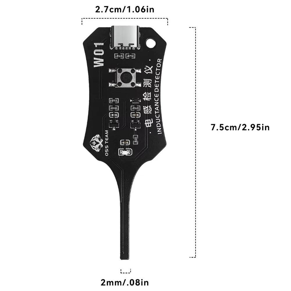 High Accuracy Motherboard Coil Tester Quick Investigation Professional Electromagnetic Induction Tester Strong Stability Type-C
