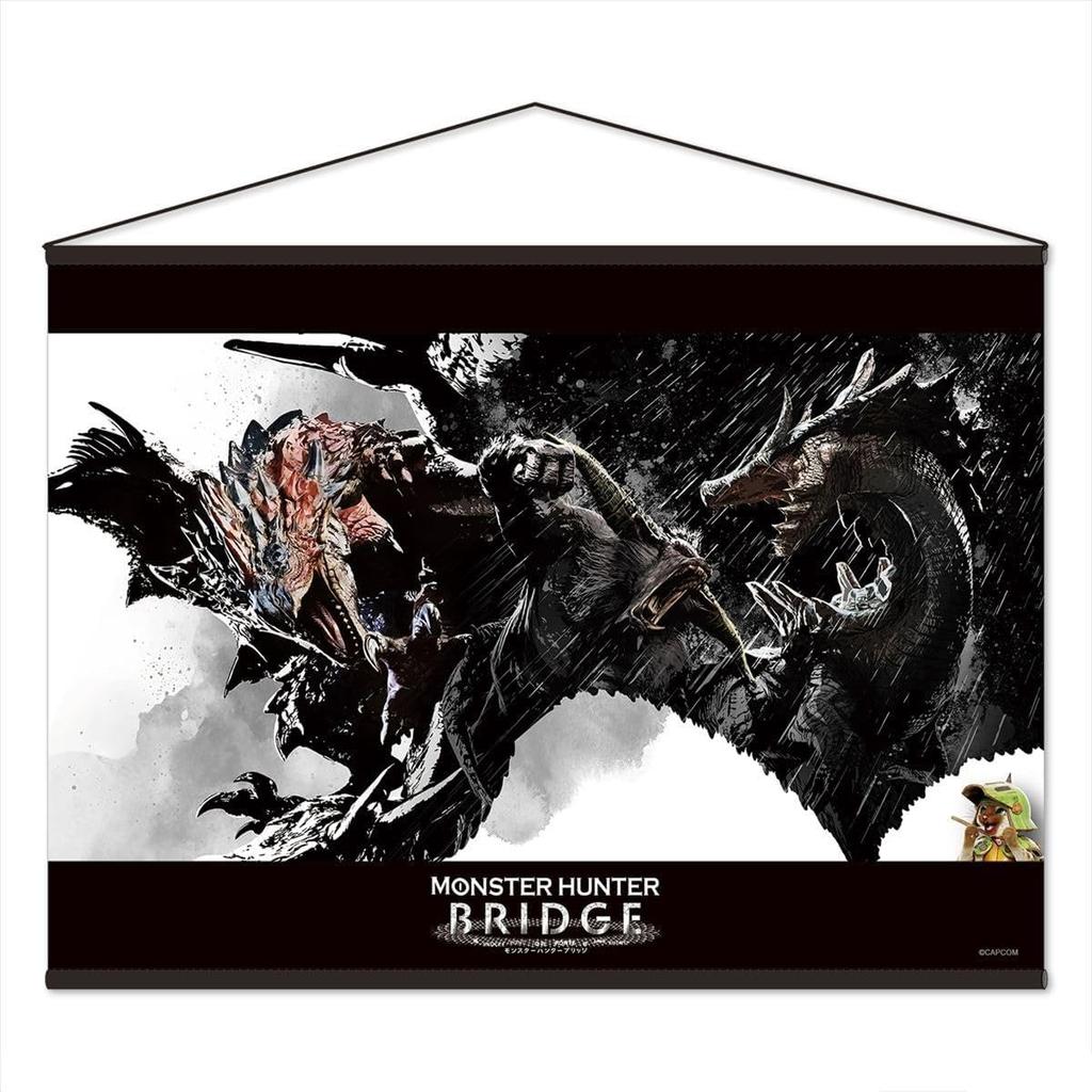 Capcom Monster Hunter Brücke Wandkunst H364 x B515 x Polyester Wandteppich, ca.. D10mm,