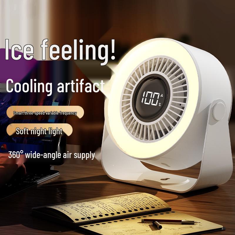 2025 Wall-Mounted Mini Desktop USB Fan: High-Speed, Portable, Large Wind Circulator