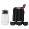 Yunde Travel Tea Set Ceramic One Pot Three Cups Event Celebration Souvenir High-end Tea Set Outdoor Tea Maker