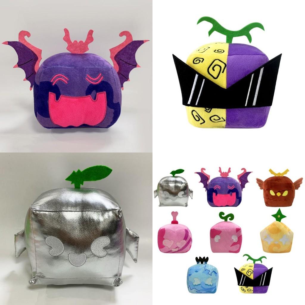 Cross-border New Arrival Blox Fruits Plush Toy In Purple Box Short Plush Stuffed Animal Doll