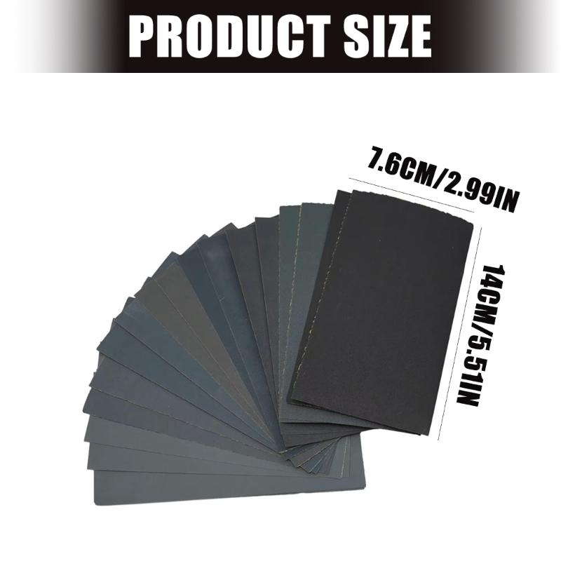 Versatile Abrasive Paper Sheets Providing Uniform Grits For Grinding Polishing Applications In Wood Crafts Electronics Hardware