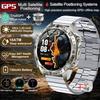 New Army grade TANK GPS Offline Maps Smart Watch 10ATM Waterproof Sports Compass Heart rate HD Bluetooth call Smart watch