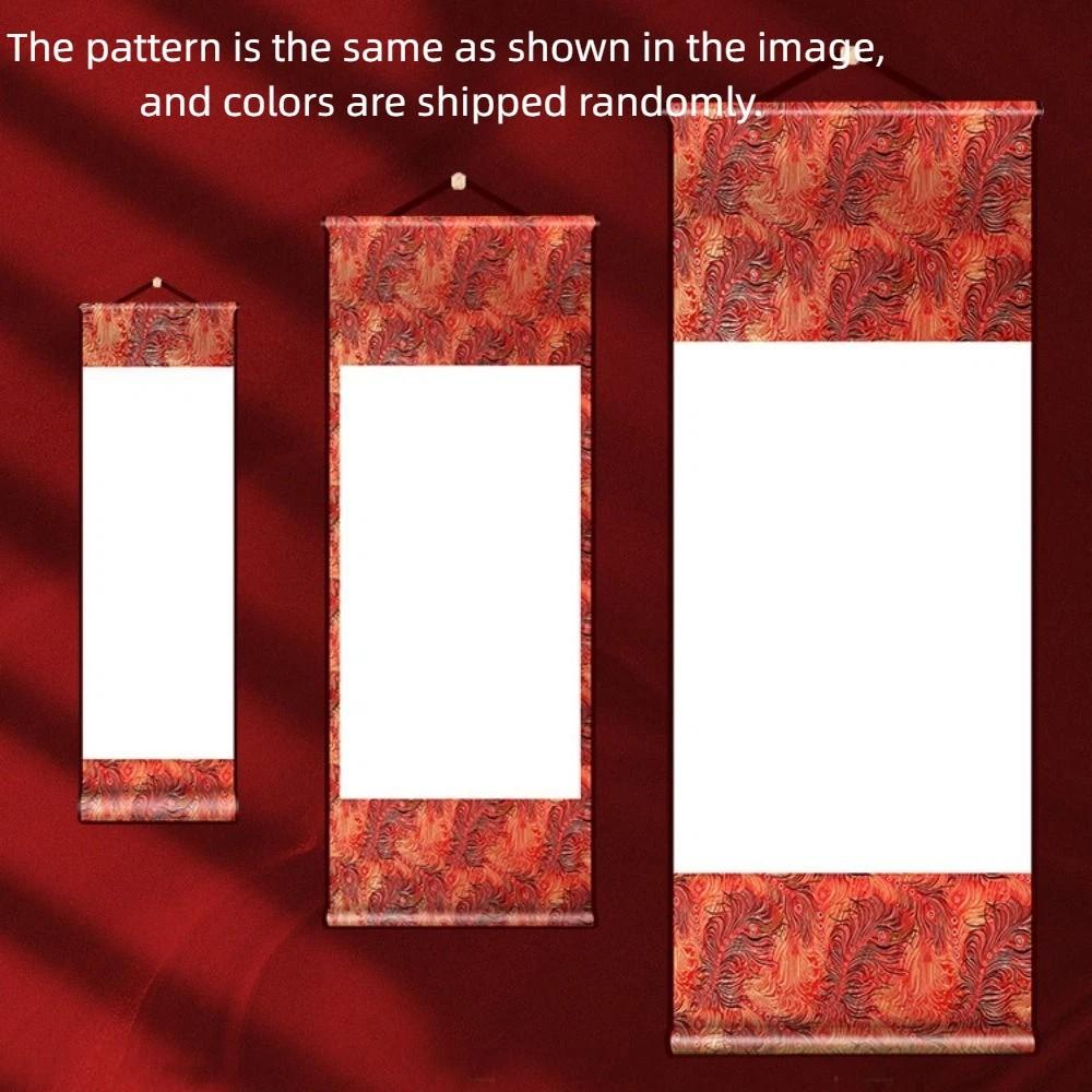 Painting Drawing Paper Blank Hanging Blank Scroll Calligraphy Paintings Mounting Scroll  Buddhists