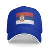 Flag of Serbia Casual Baseball Cap  Outdoor Sports Trucker Hat Summer Dropshipping Baseball Caps