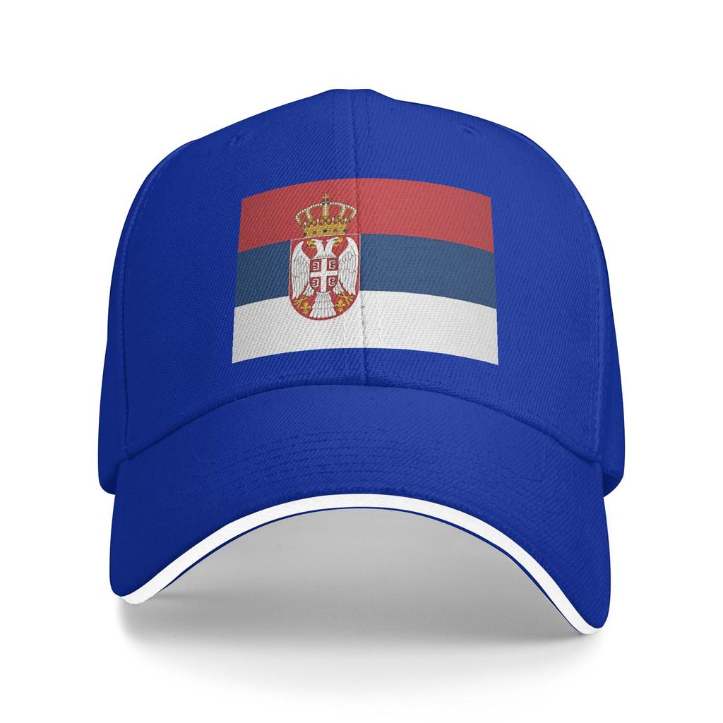 Flag of Serbia Casual Baseball Cap Outdoor Sports Trucker Hat Summer Dropshipping Baseball Caps