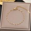 Simplicity Stainless Steel Lip Chain Bracelets for Women Ladies Fashion Gold Color Adjustable Bracelet Party Jewelry Accessories