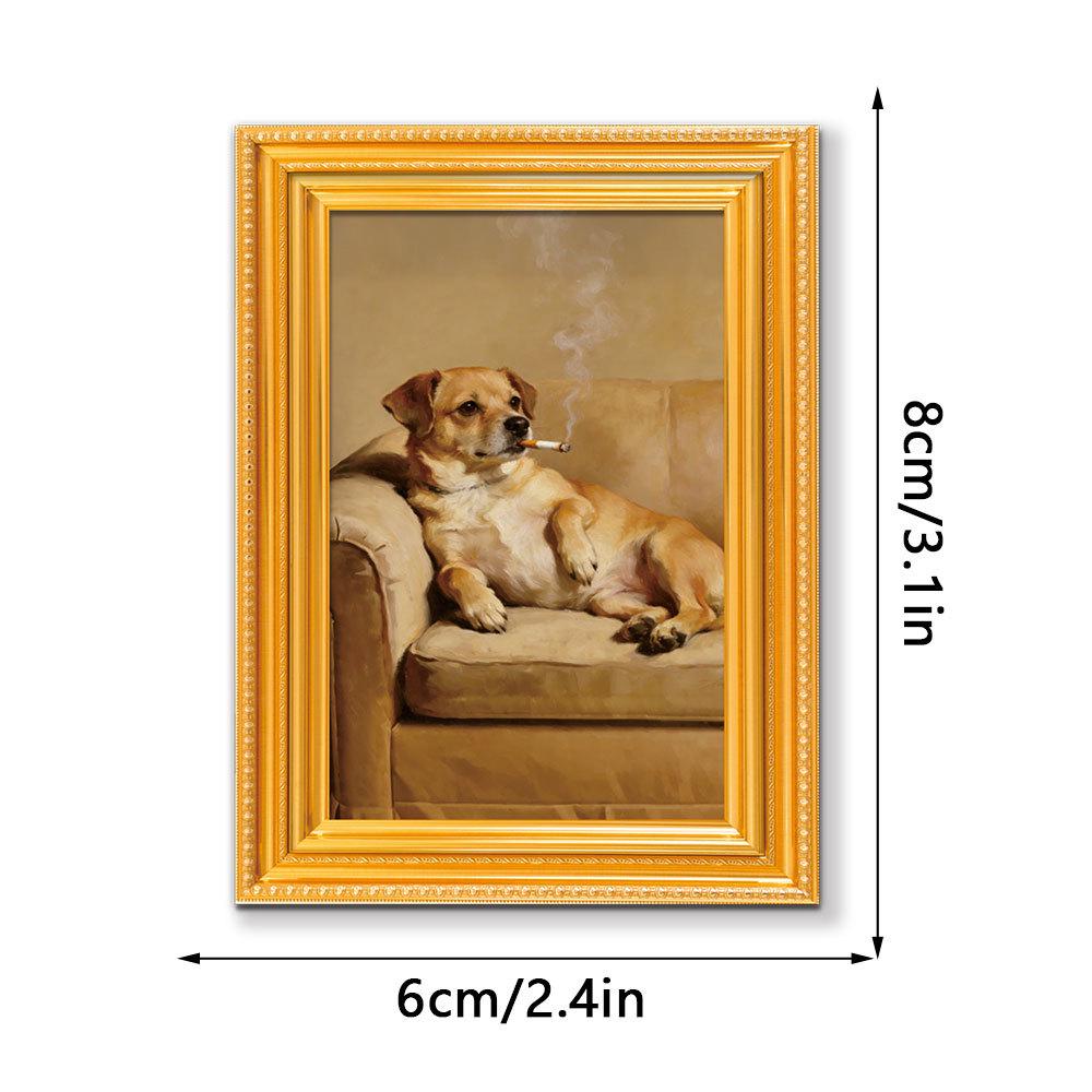 3D Wooden Photo Frame Poster Refrigerator Magnet - Creative and Quirky Decorative Magnet
