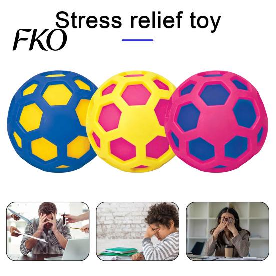 Decompressing Hand Toy Colorful Grid Stress Ball, TPR Slow Rising Fidget for Anxiety Relief, Relief Ball Soft Squeeze Decompression Office