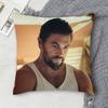 JJason Momoa Doublesided Printed Square Decorative Cushion Cover for Sofa Living Room Home Decor