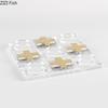 Transparent Acrylic Tic-Tac-Toe Game Chessboard Geometric Artwork Ornaments Desk Decoration Chess Pieces Casual Chess Games