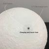 8cm LED Night Light 3D Moon Lamp Rechargeable Color Change Lamp Girl Boy Child Birthday Gift for Bedroom Party Indoor Decoration