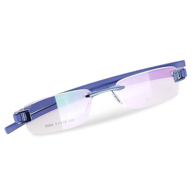 RSINC Rimless Light Weight, Frame/eyeglass  Blue-Blue-Mix-1 JL286093830605