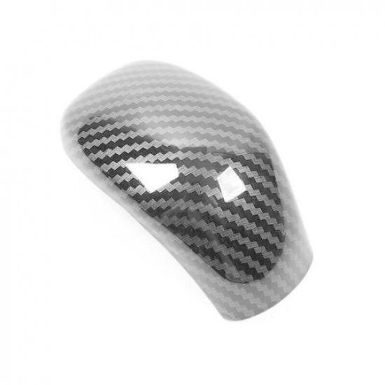 For Nissan Altima 19- Carbon Fiber Central Console Gear Shift Knob Trim 1pcs
