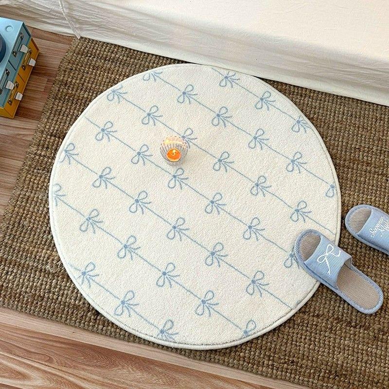 Cute Round Carpet Living Room Round Floor Mat Dressing Room Bedroom Bedside Carpet