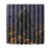 Halloween Shower Curtain Floor Mat Combination Four-Piece Set Kitchen Absorbent Non-Slip Carpet Bedroom Door Mat