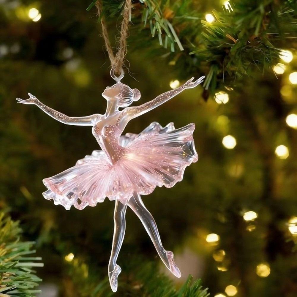 Ballet Dancer Acrylic Hanging Ornament Lucky Goddess Lucky Goddess Charm  Vehicle Decor