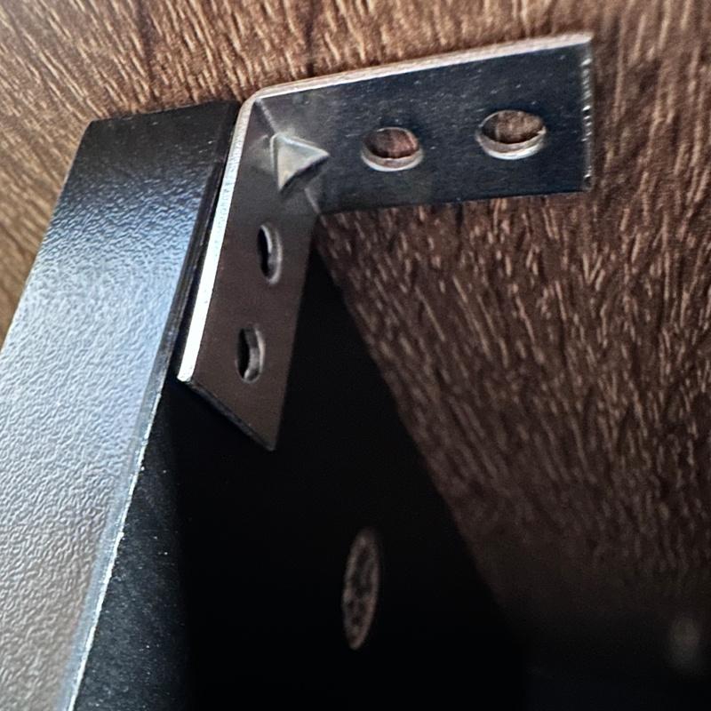 12 buc. Suporturi de colț în formă de L Colțuri de colț din metal Suport de perete pentru raft de sertar Fixare colțuri în unghi drept Brace Feronerie pentru mobilier