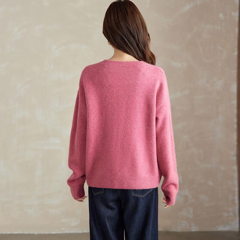 Srcr Women's Wool Blend Relaxed Fit Knit Sweater