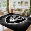 Las Vegas Raiders Design Crystal Velvet Rug Soft Decorative Mat for Bedroom Entrance