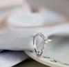 Tancise Women Classic 925 Sterling Silver  Zircon Ring Ladies Jewelry Wedding Promise Party Gift