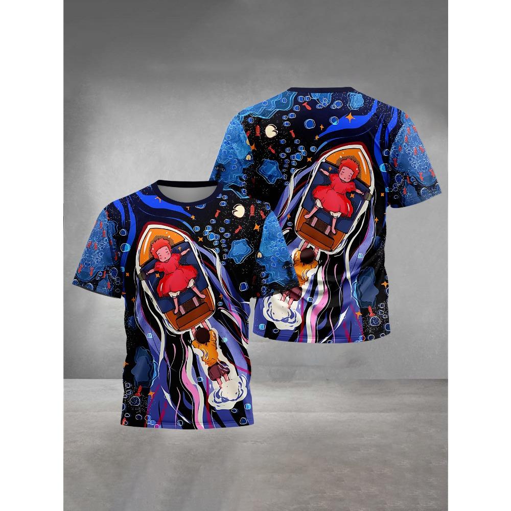 3D Print Cute Cartoon P-ponyos Baby Clothing 4 To 14 Years Male Outdoor Clothes for Children Boy Girl Child T-Shirt Top TShirts