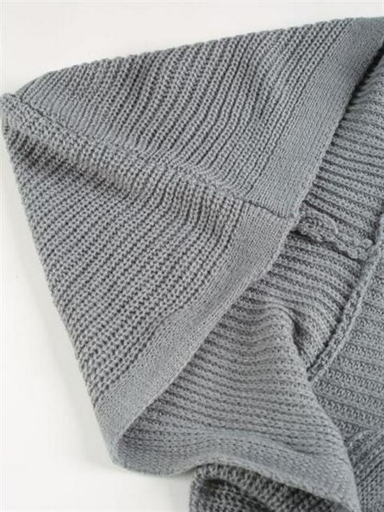 2025 Autumn/Winter Women's V-neck European & American Knit Cardigan - Loose Solid Color.