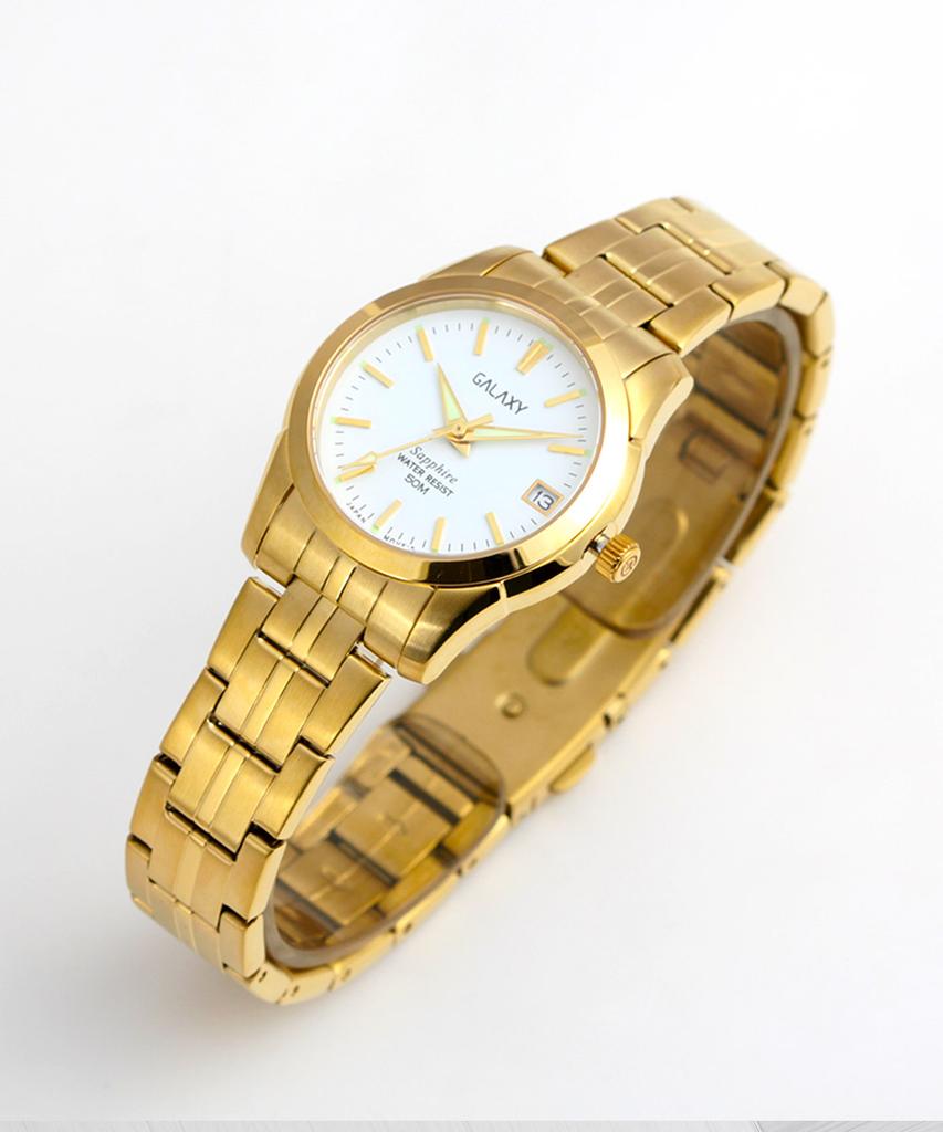 Gaelleogsi 5 Atm Women'S Metal Wristwatch Qa9012Fc