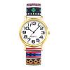 Women's Watch Cute Bohemian Style Stretch Band Fashionable Analog Display Free Size Stainless Steel Band Waterproof Quartz Watch Fashion Accessory -