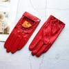 Summer Driving Women's Genuine Leather Driver Gloves Thin Style Unlined Fashion New Motorcycle Riding Color Sheepskin Gloves