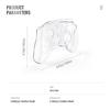 Not Print Cover Strong Impact Resistant Ergonomic Designs Clear Hard Case for Consoles 2