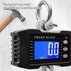 Digital Hanging Scale with Remote Control 1000kg/ 2204lbs Portable Hvy Duty Crane Scale LCD Backlight Industrial Hook Scales Unit Change/ Data Hold/ T