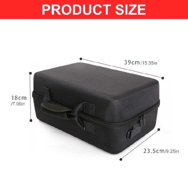 Splashproof Storage Bag for Slim Travel Carrrying Case Organizers Storing Game Console Controller Charging Base Disk
