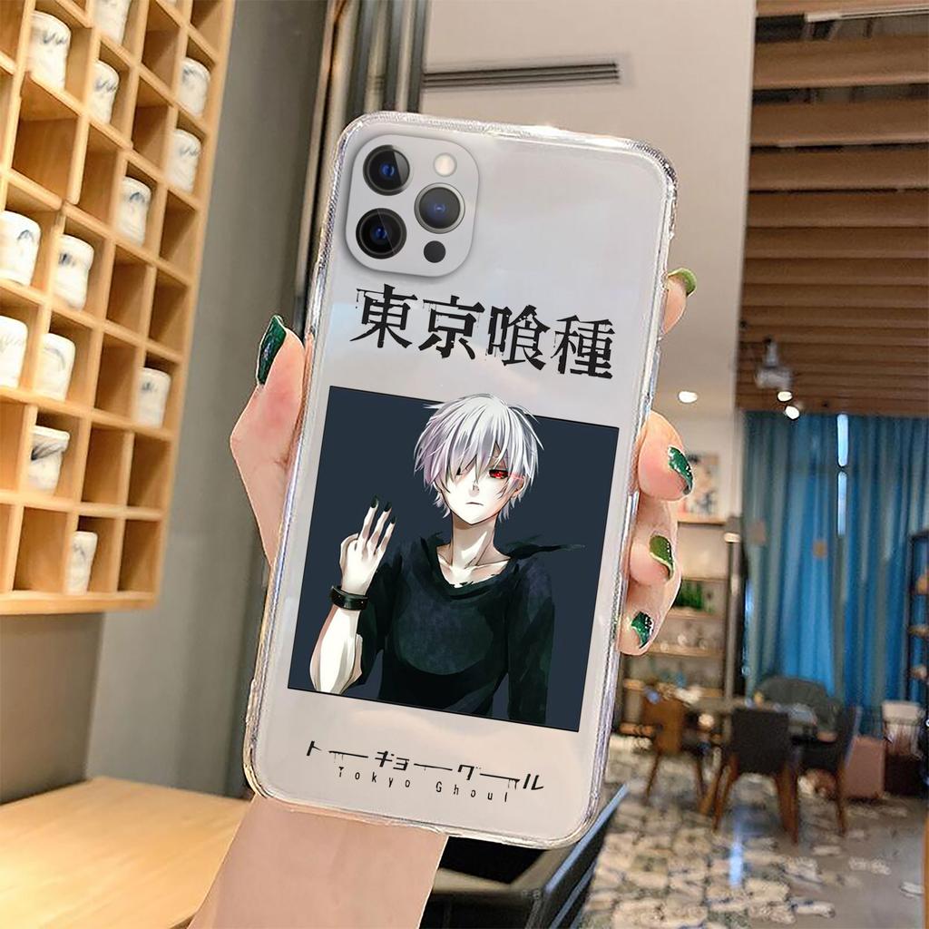Soft Clear TPU Phone Case for IPhone 13 XR X XS 12 11 Pro Max 7 8  Plus SE2 Japanese Anime Tokyo Ghoul Japan Suave Cover Coque
