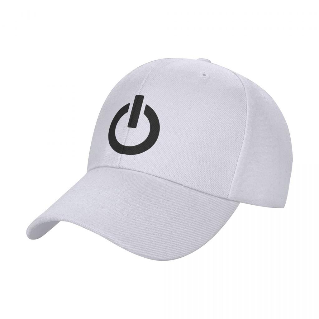 Power Button (black) Baseball Cap Designer Cap Mountaineering Women's Hats For The Sun Men's